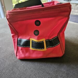 Thirty-One Red Santa Belt Storage Bin